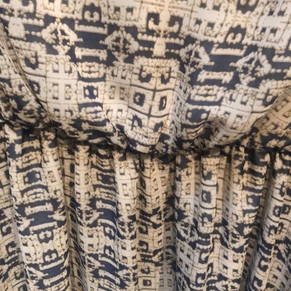 ZOUK Pattern Dress with Elastic Waist - Picture 4 of 6